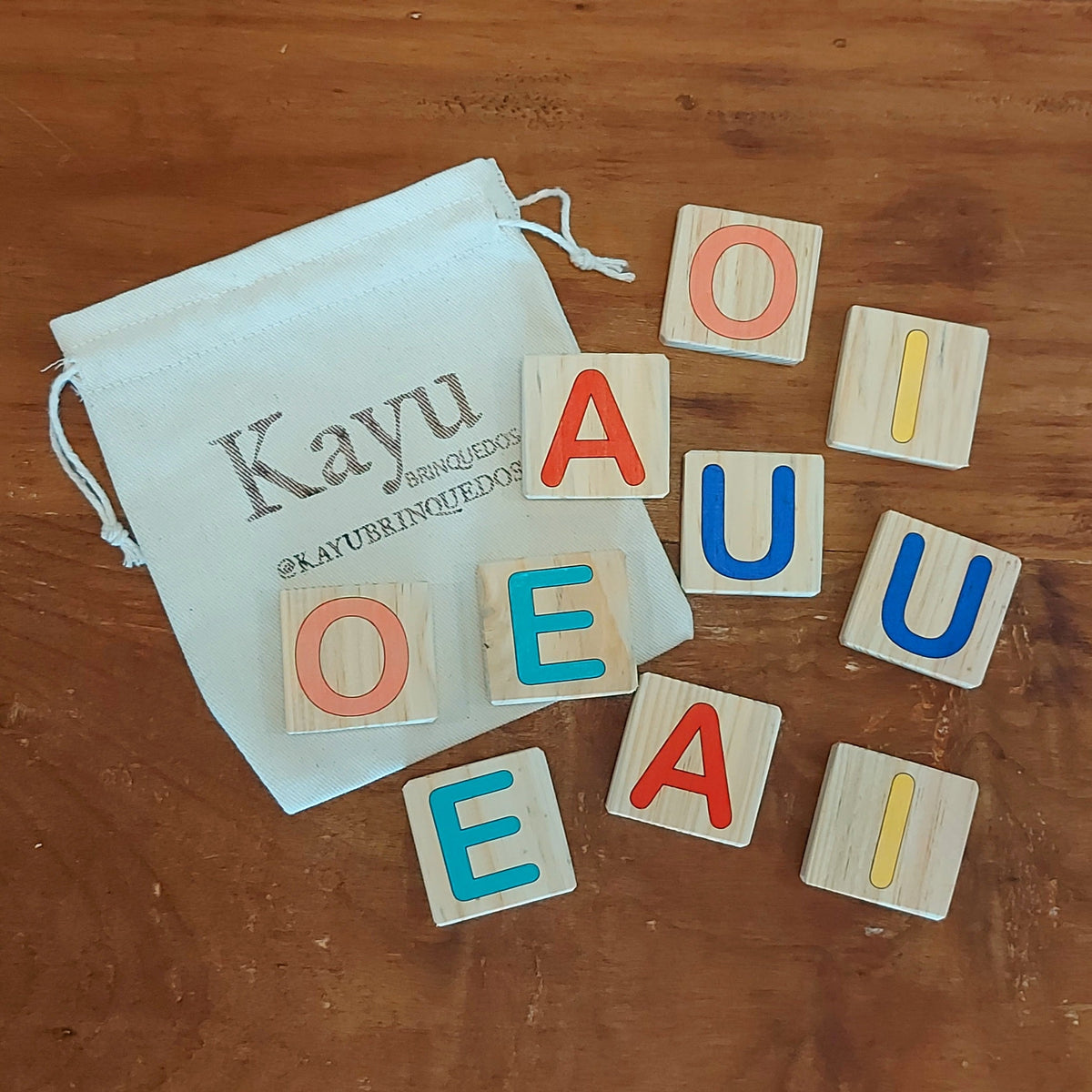 Jogo da Memória - Vogais – Kayu Brinquedos